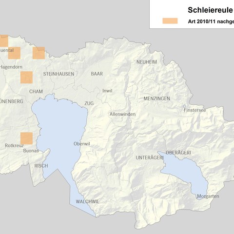 Verbreitungskarte Schleiereule