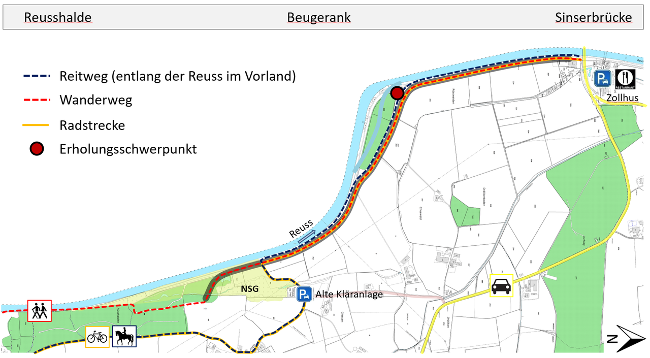 Schema der Erholungsnutzung