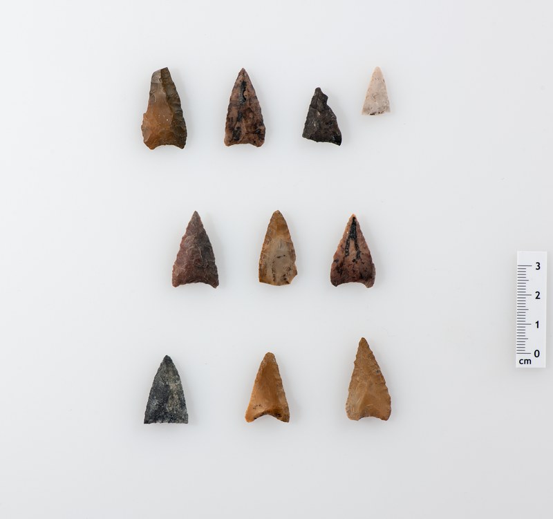 Angeordnete Pfeilspitzen