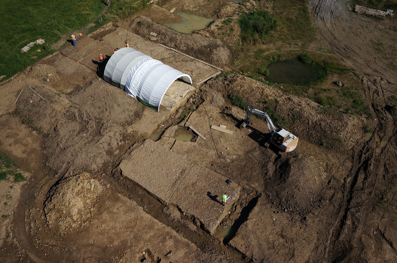 Kiesabbau und Archäologie