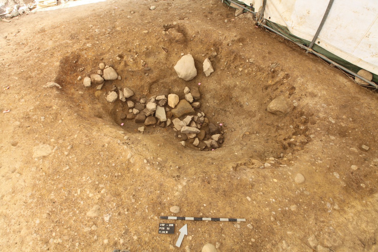 Treppenartiger Abgang