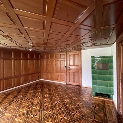 Reich ausgestattete Hauptstube, © Oliver Guntli