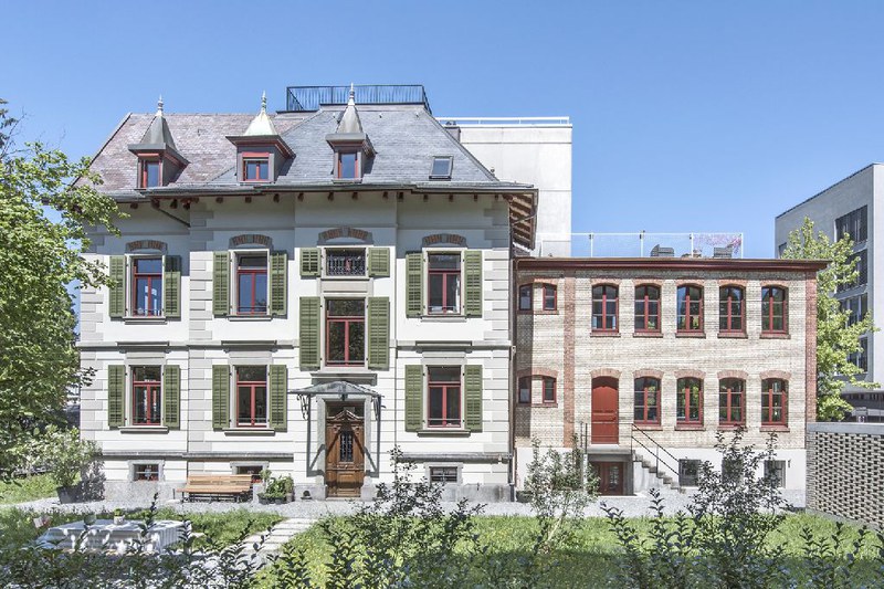 Ansicht der Villa Staub an der Chamerstrasse 10