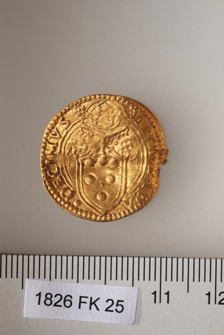 Münzherr Papst Leo X. mit seinem Namen und Wappen