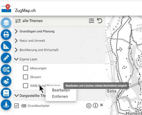 Bild erfasster Dienst bearbeiten