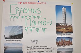 Poster zu Erasmus-Aufenthalt in Malmö