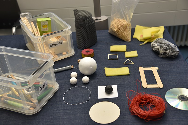 Anordnung mathematischer Materialien