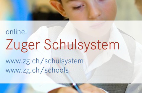 Infos zum Zuger Schulsystem online