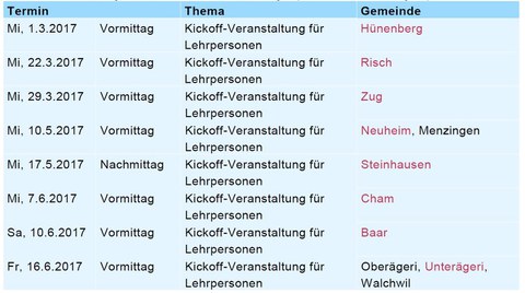 Lehrplan 21: Start der Kickoff-Veranstaltungen