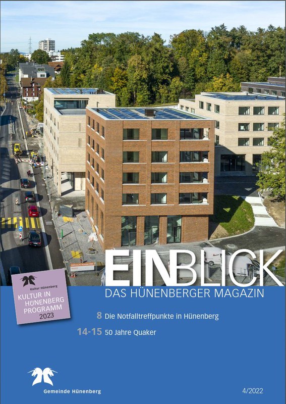 Gemeindemagazin Hünenberg Titelseite Einblick