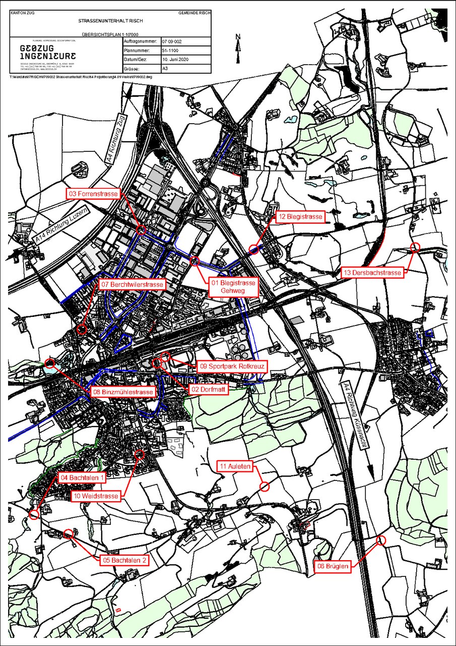 Übersichtsplan Kampagne 2020