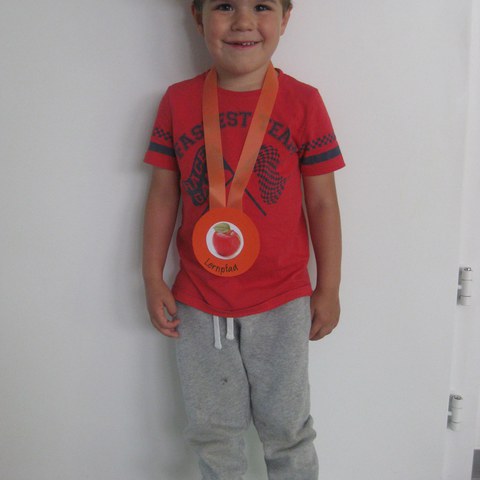 Medaille präsentieren