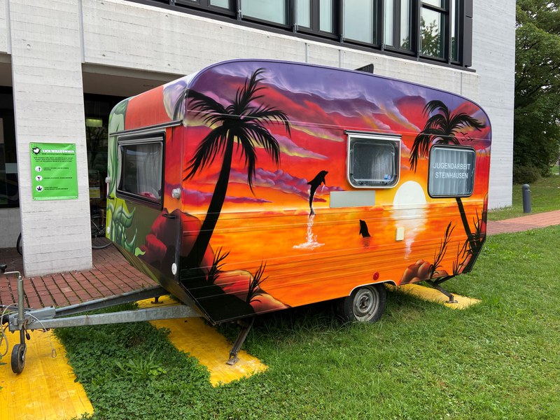 Dies ist ein Foto von unserem tollen Wohnwagen.