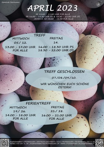 Monatsprogramm April