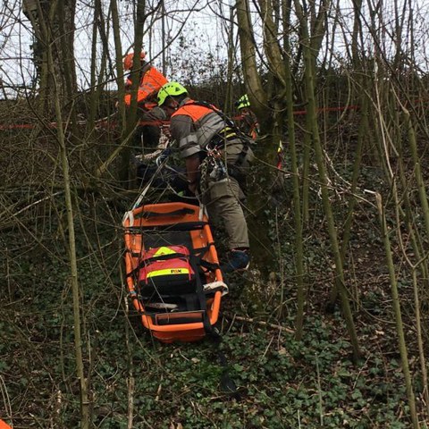 Arbeiten im steilen Gelände 2