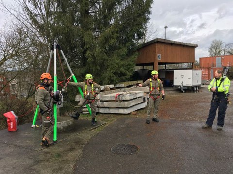 Arbeiten mit dem Personendreibein