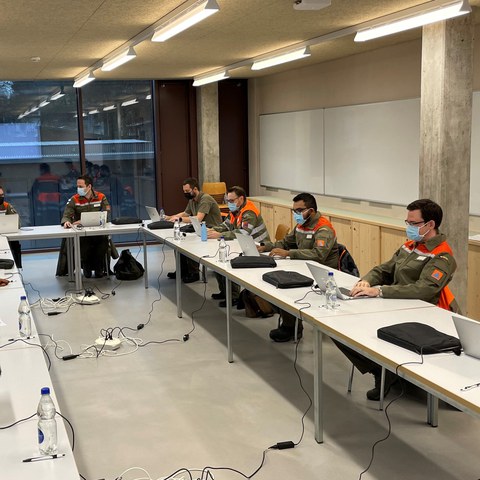 Erarbeitung einer elektronischen Lagedarstellung mit dem Laptop