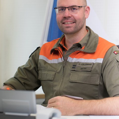 Bild 6: Oberstlt Oliver Füllemann, Kdt ZSO ZG