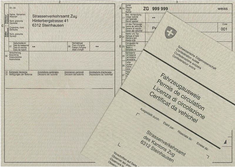 Fahrzeugschein, Fahrzeugausweis