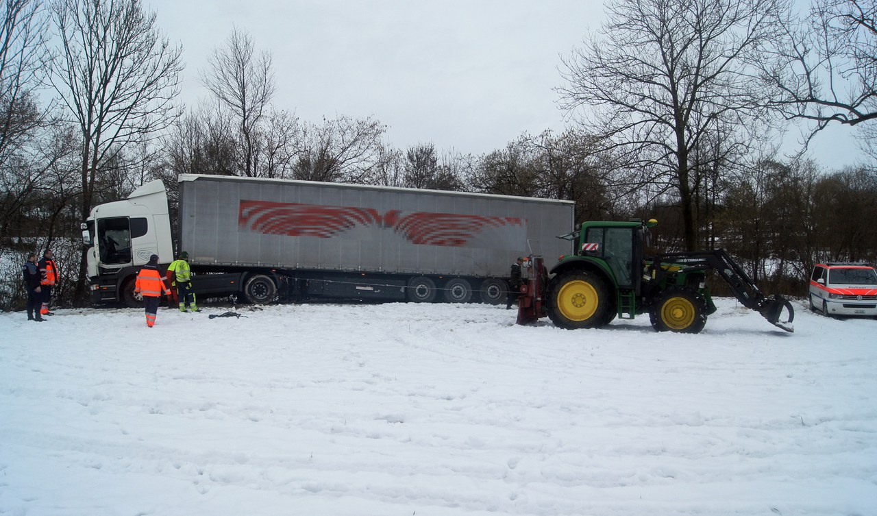 Rettung brachte ein Traktor