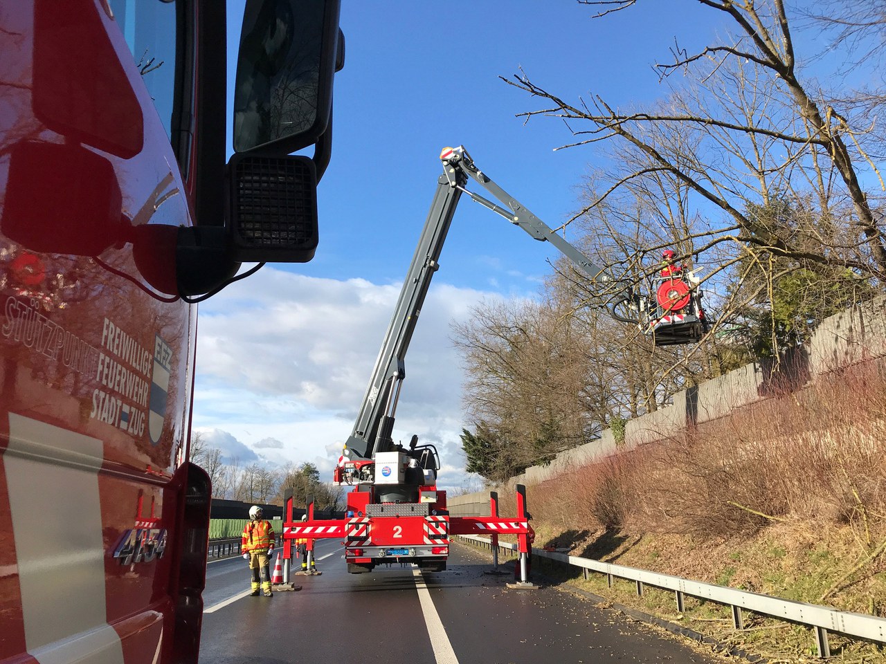 Kanton Zug: Sturmtief «Sabine» – Medienmitteilung 1