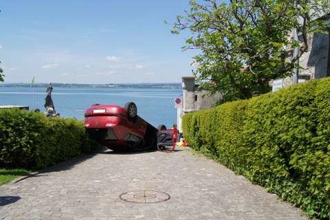 Lenkerin und Beifahrerin blieben unverletzt