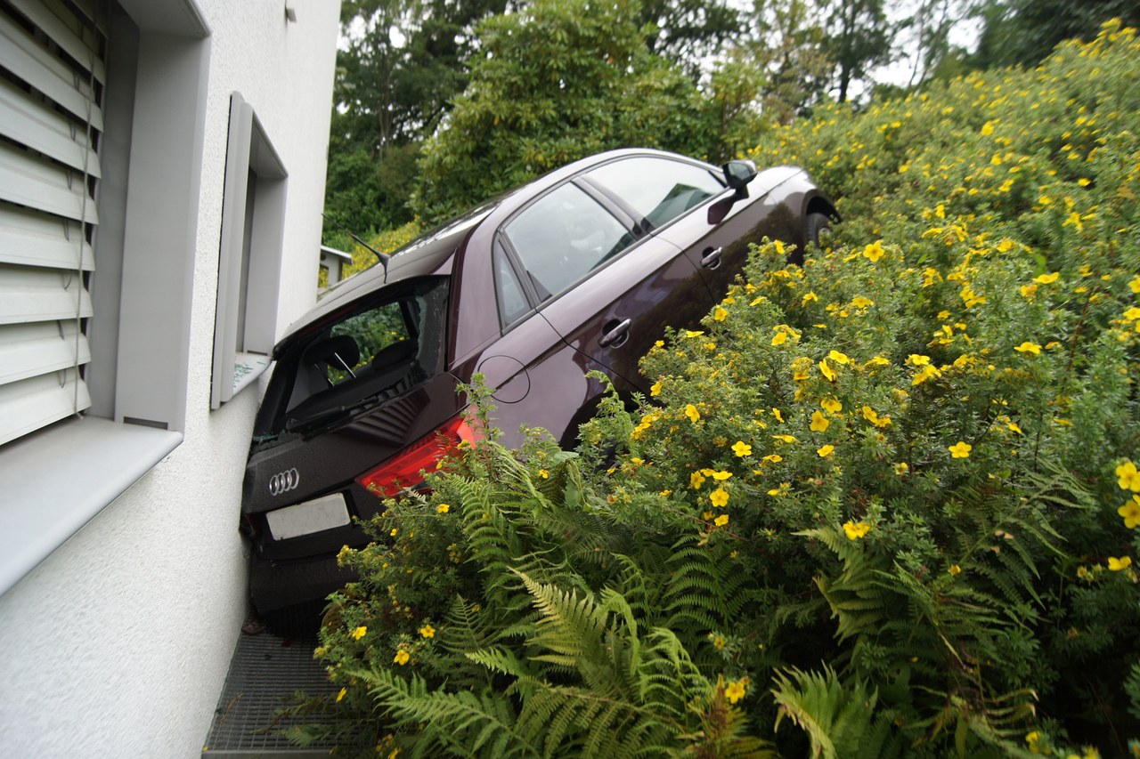 Beim Unfall entstand Sachschaden