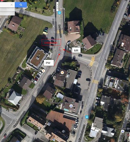 Wegen einer unklaren