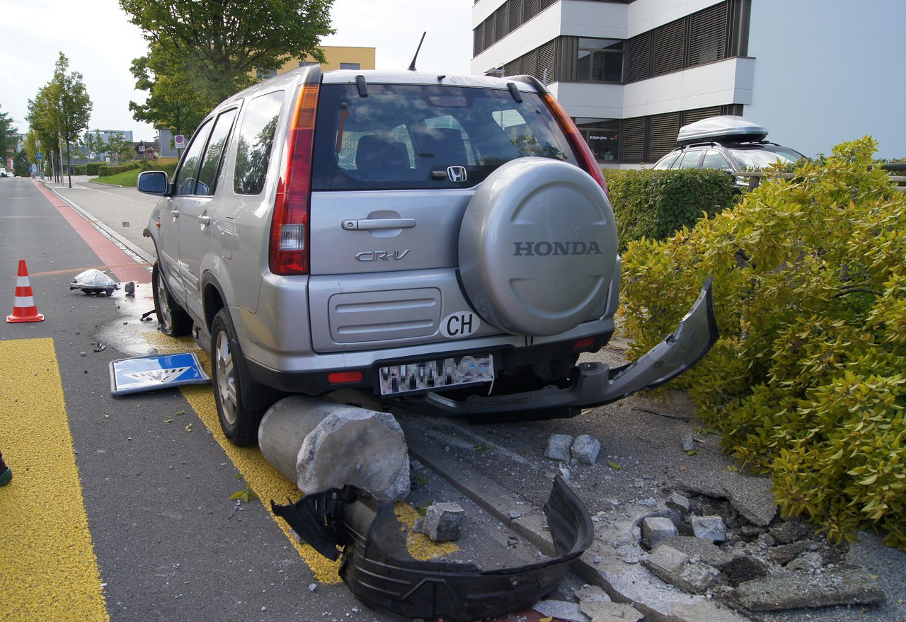 Der Lenker musste seinen Führerausweis abgeben