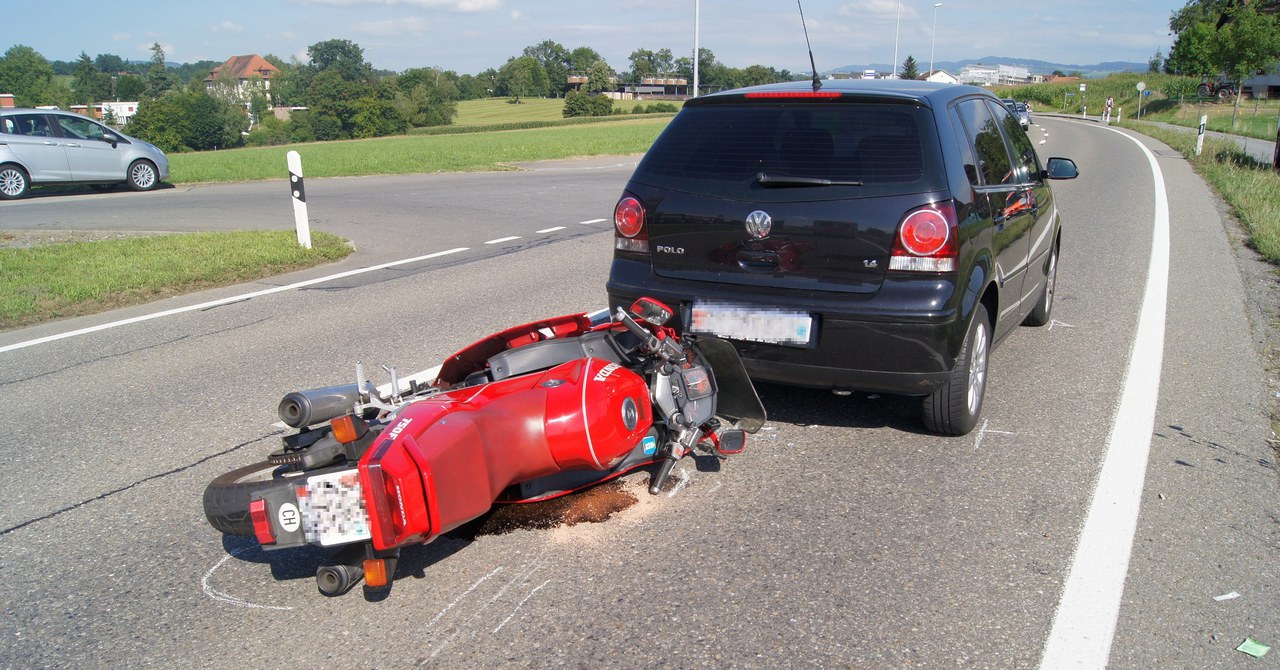 Unfallstelle Sinserstrasse