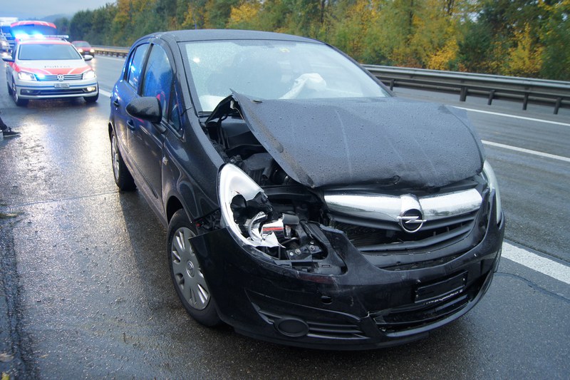 Frontschaden nach Auffahrkollision