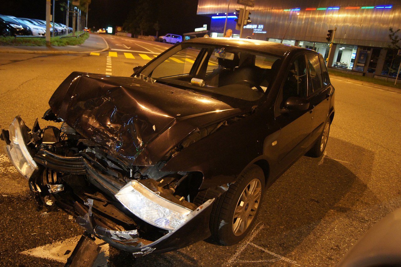 Frontalkollision bei der Chollermüli