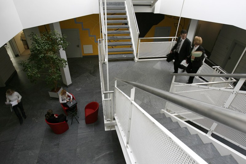 Treppenhaus im Gerichtsgebäude